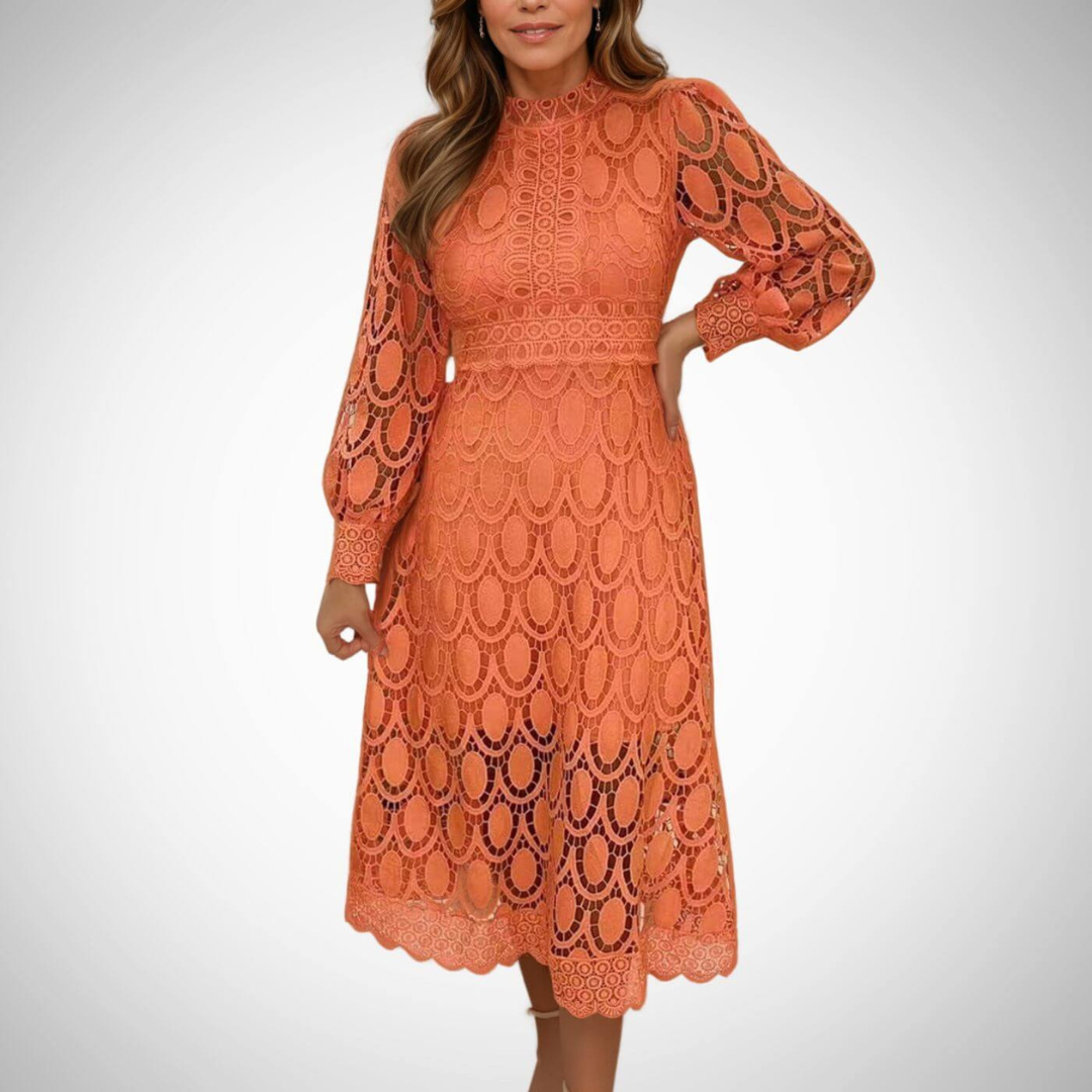 Veronika | Elegantiškos nėriniuotos maxi suknelės