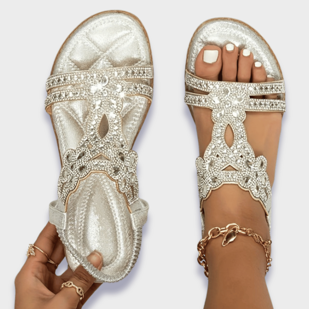 Franziska | Premium medžiagos ortopedinės Boho šlepetės