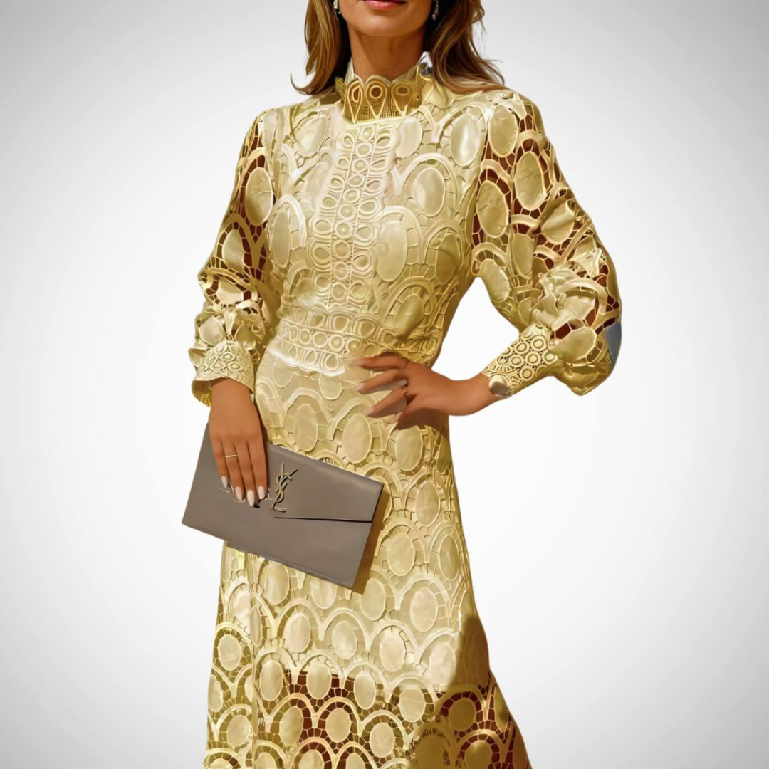 Veronika | Elegantiškos nėriniuotos maxi suknelės